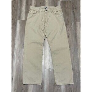 Polo Ralph Lauren Men’s 34/30 Khaki Jeans Pants Tan Straight Classic Twill